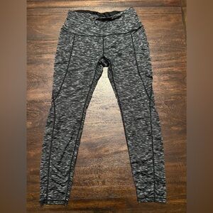 Black and Grey Leggings, Size Medium